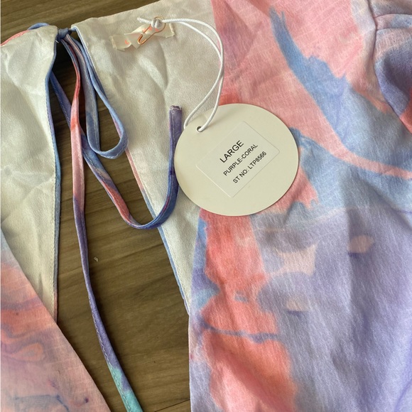 LUXXEL marble print crop top - Picture 6 of 9